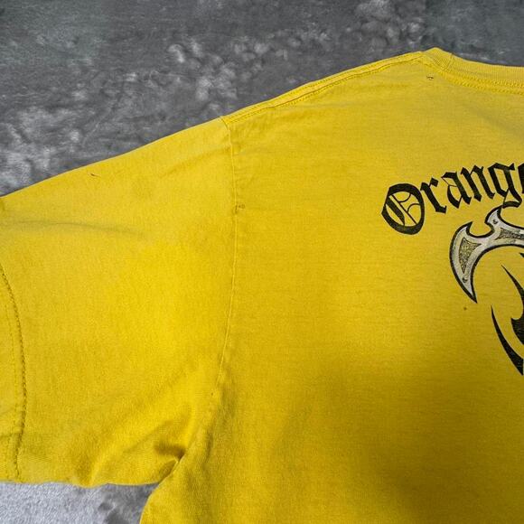 Vintage Distressed 2004 Orange County Choppers Yellow Sword Graphic Tshirt XL - Picture 7 of 8